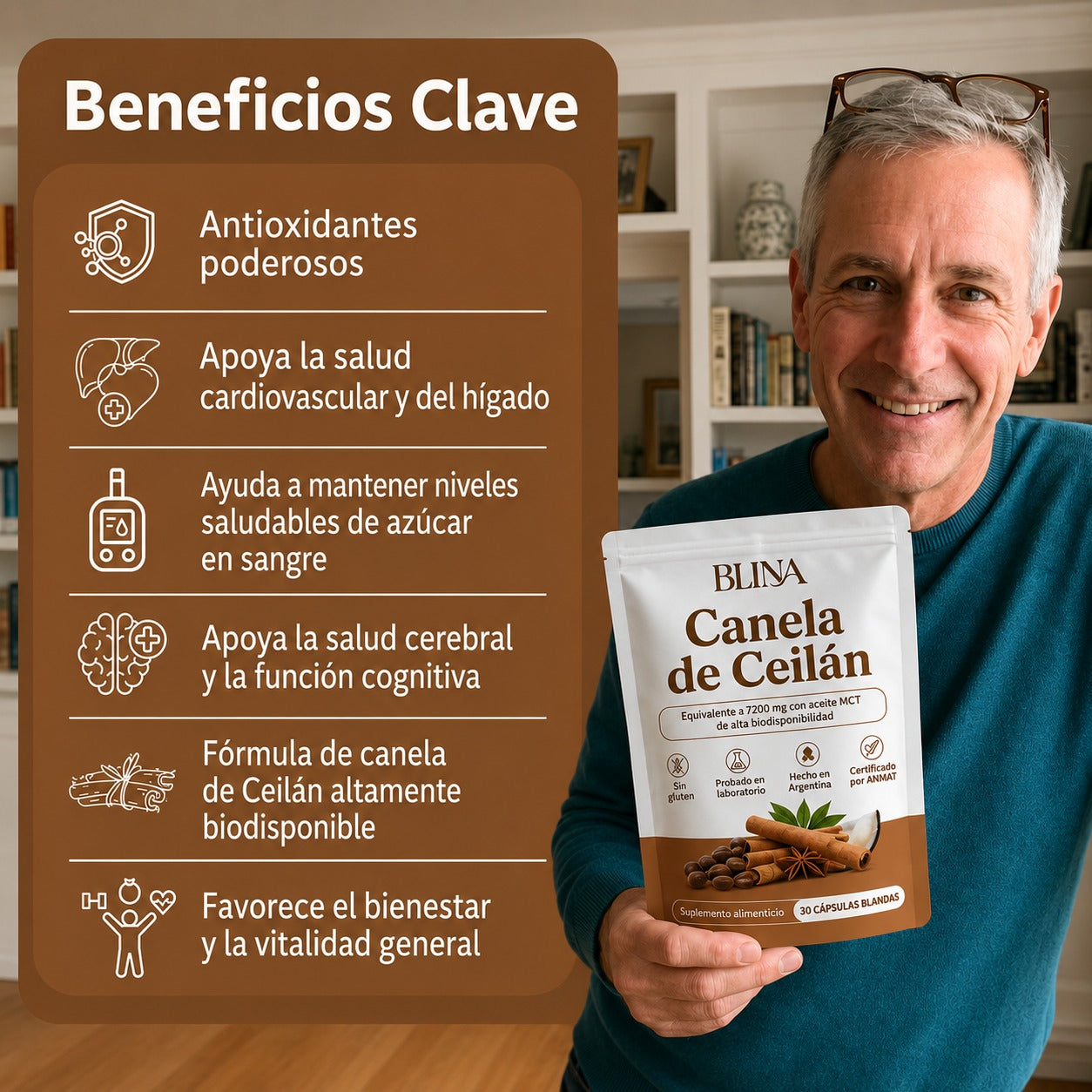 Blina | Glucosa estable, mejor sueño y energía sostenida sin bajones