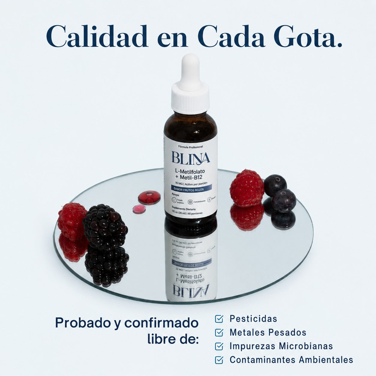 Blina | Claridad mental, mejor ánimo y energía sostenida en gotas