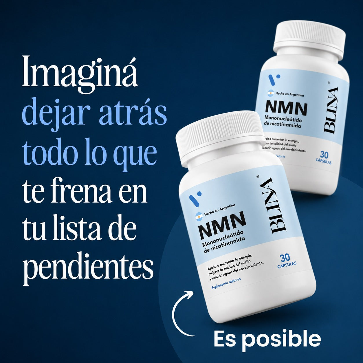 Blina NMN | Recuperá la energía que tenías antes