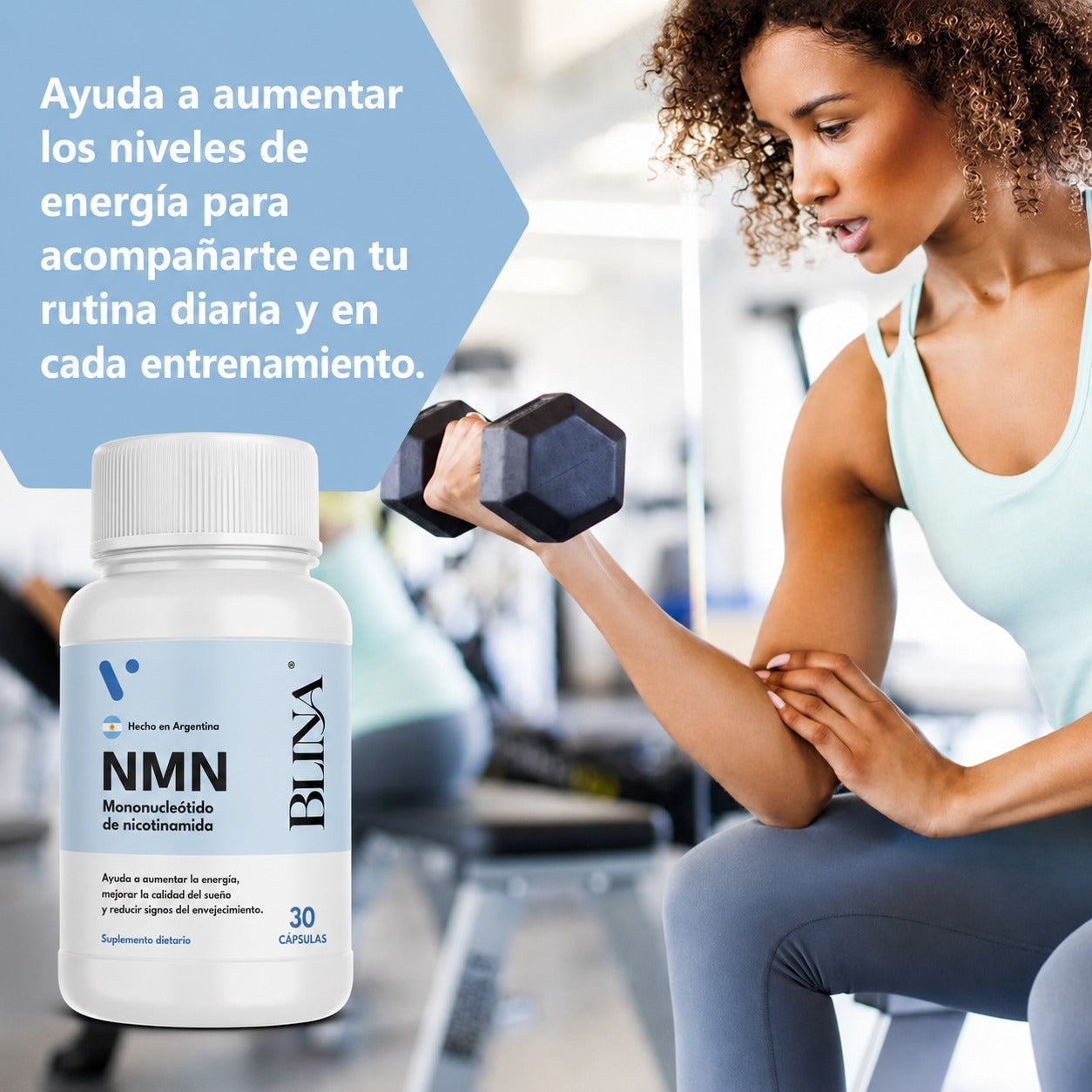 Blina NMN | Recuperá la energía que tenías antes
