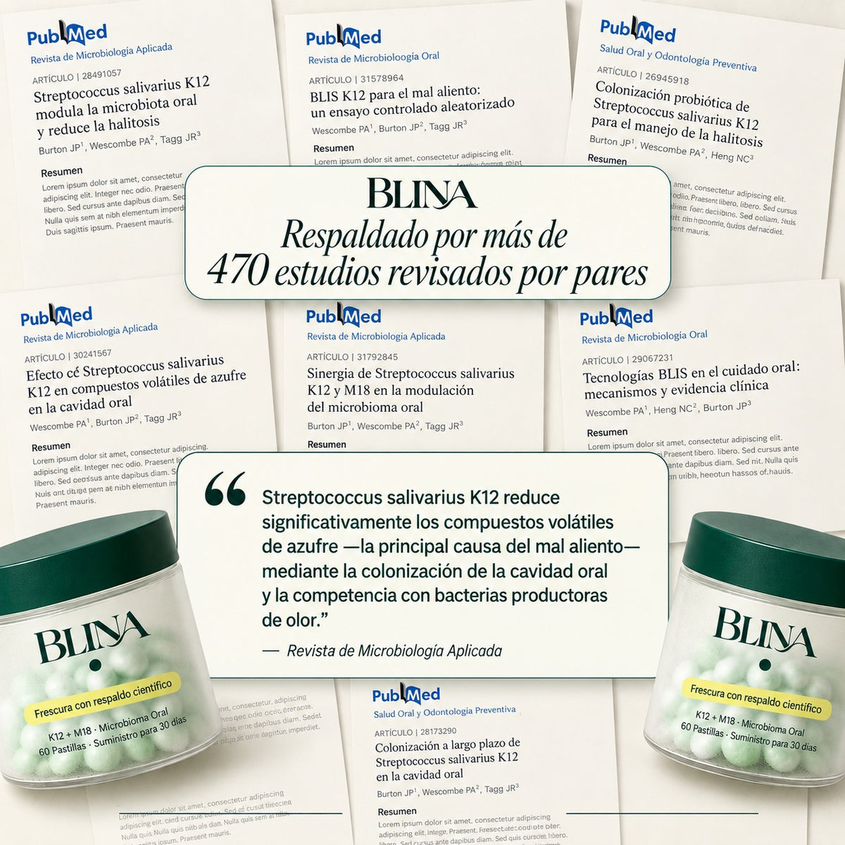 Blina | El probiótico oral que ataca el mal aliento de raíz
