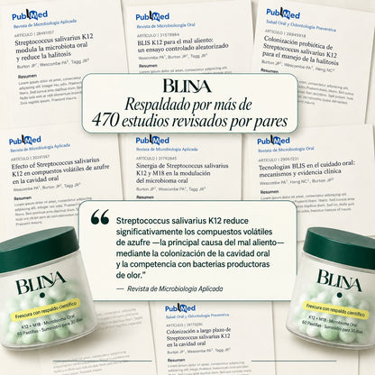 Blina | El probiótico oral que ataca el mal aliento de raíz