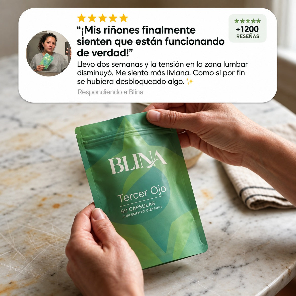 Blina | Desinflamá y activá el drenaje natural de tus riñones